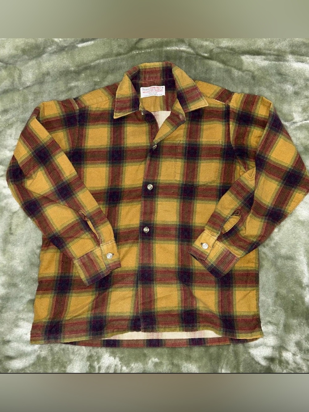 Vintage Kid's Sears Button-Up Size 10
